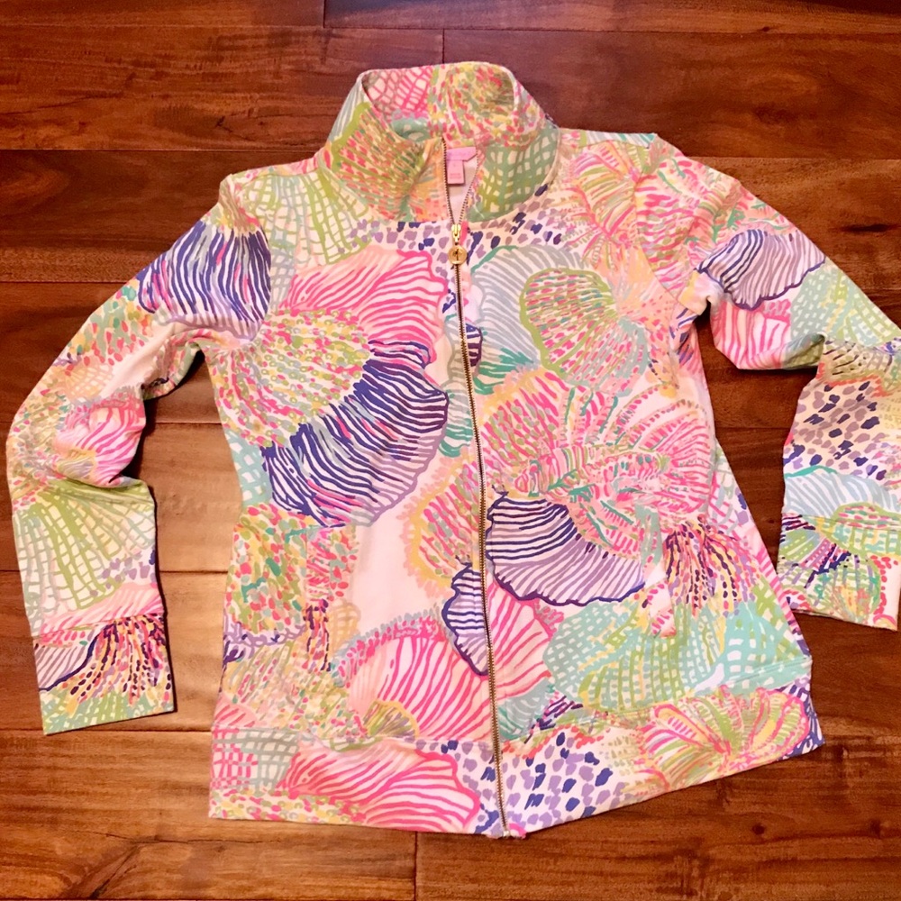 Lilly Pulitzer zipper popover jacket